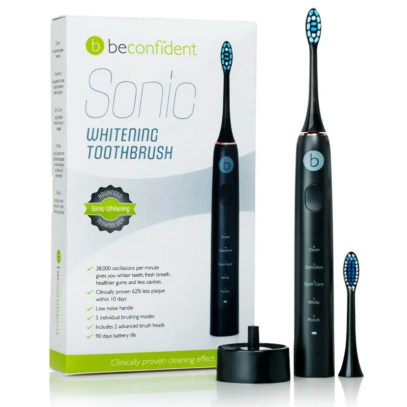 Beconfident Sonic Electric Whitening Toothbrush black/rose gold 1 st