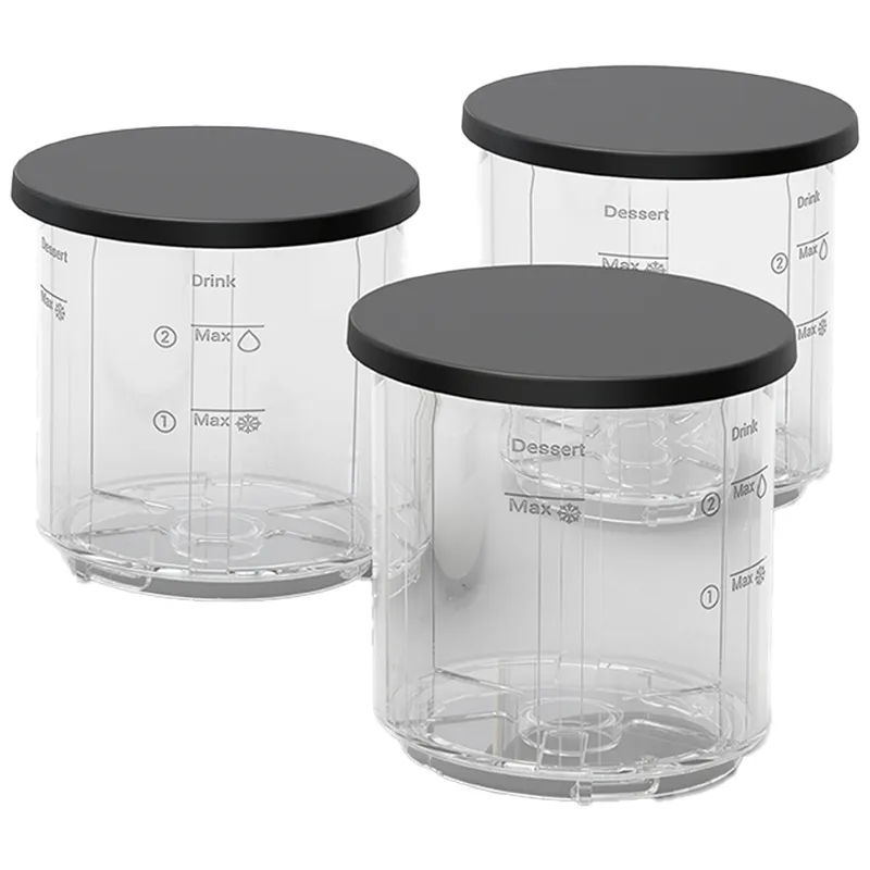 OBH Nordica Glassmaskin 3 x Dolci Gelato ice cream bowl