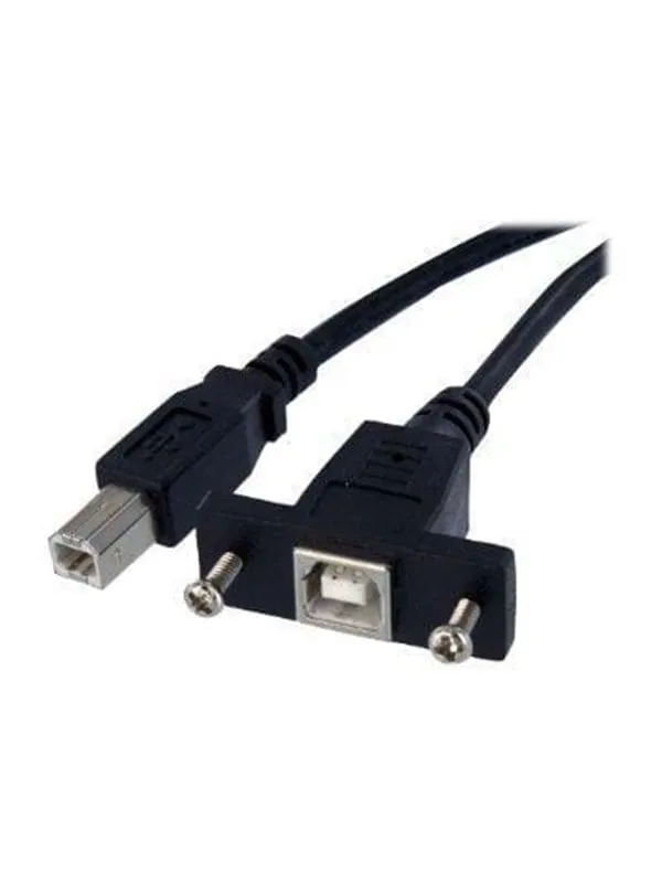 StarTech.com 1 ft Panel Mount USB-kabel B två B - F / M - USB-kabel