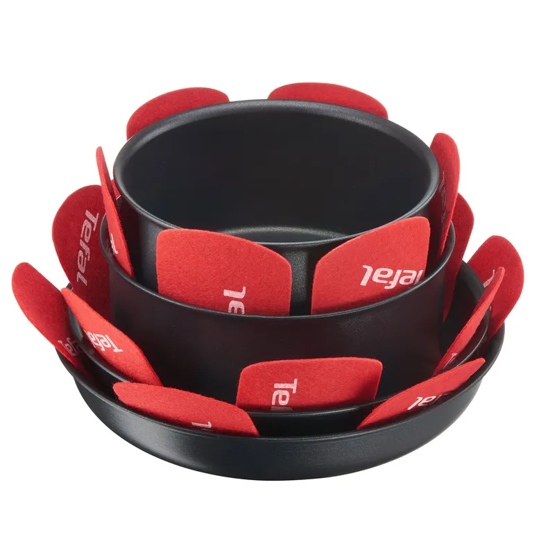 Tefal Kokkärlsskydd 4st Ø 38cm Röd