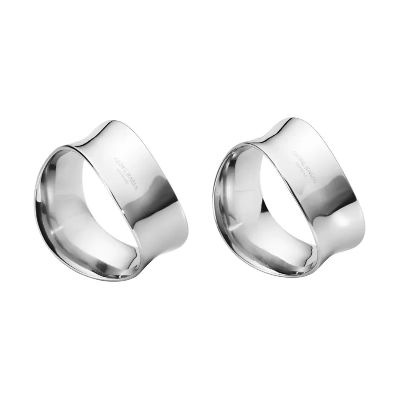 Georg jensen servettring 2 st