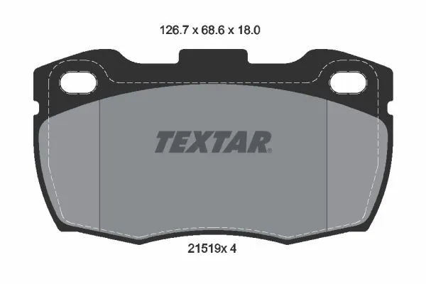 Bromsbelägg TEXTAR 2151901