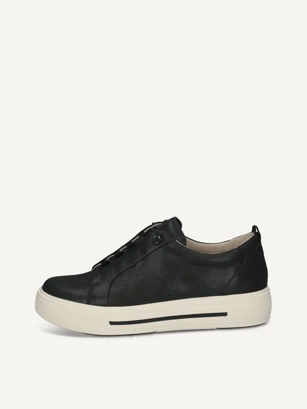 CAPRICE Sneaker, black, made of Leather, Size 39 (#7069)