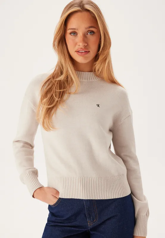 Monogram Embro Crewneck Sweater (#8461)