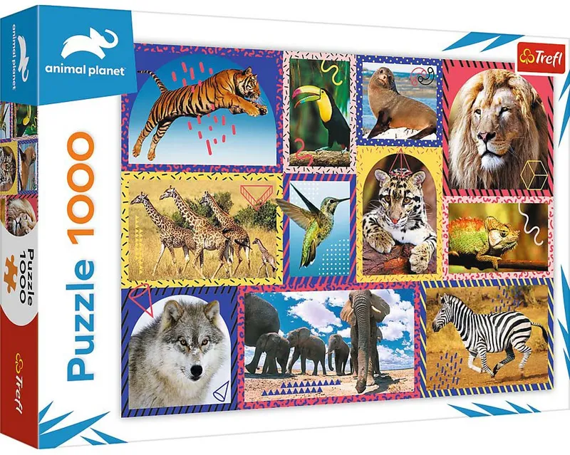 Pussel – Animal Planet: Vild natur 1000 Bitar