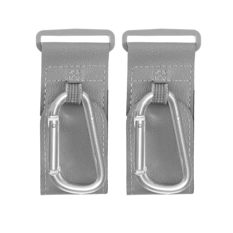 Fresh Kid Barnvagnskrokar Grå 2-pack