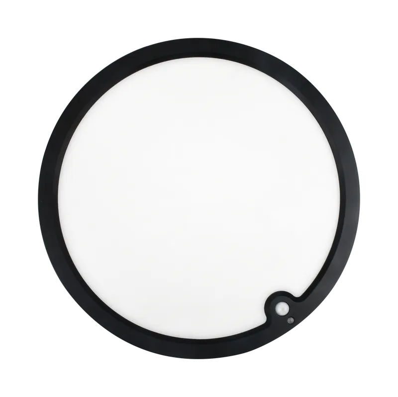 Aneta Lighting Ring 15/300 PIR Plafond med PIR-sensor, Ø293×24 mm, svart