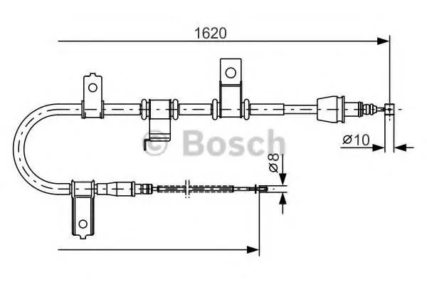 Handbromsvajer BOSCH 1 987 482 071