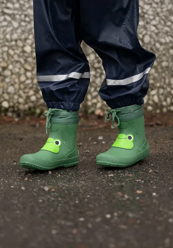 Viking Alv Indie Print Gummistövlar, Green, 30
