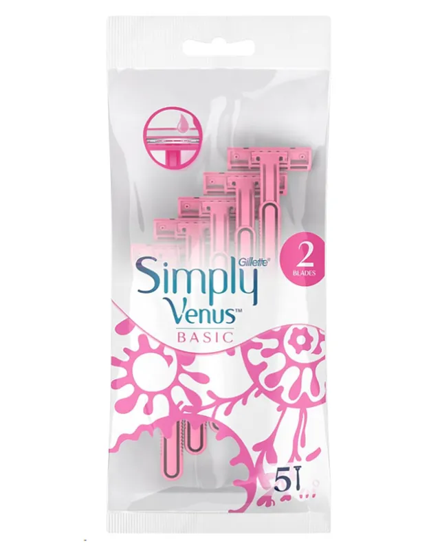 Gillette Simply Venus Basic Razor 5-pack