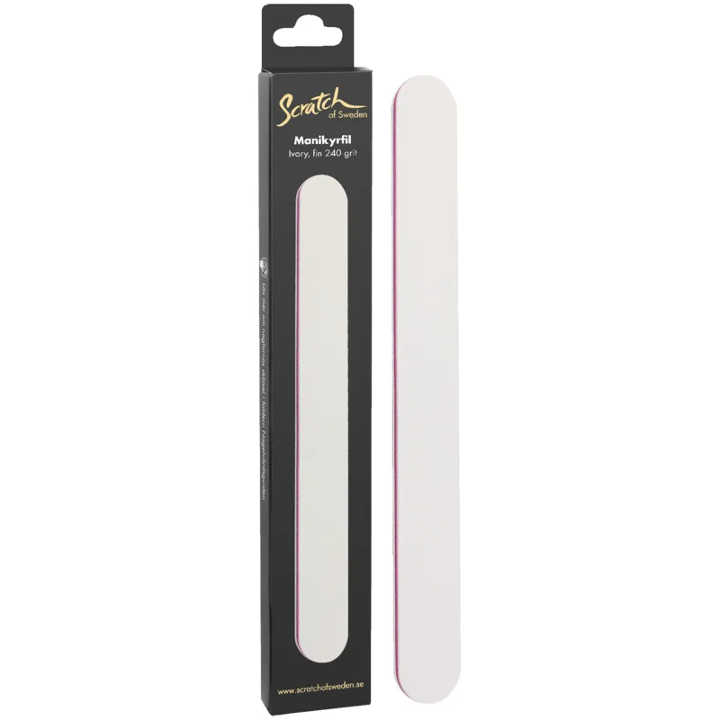 Scratch of Sweden Scratch Manikyrfil Ivory 240 grit