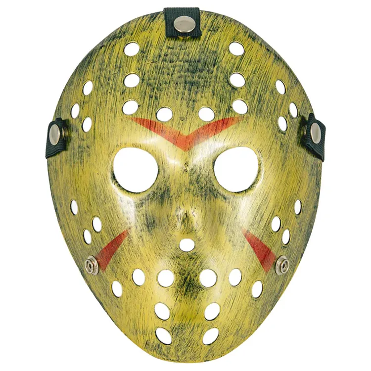 Halloweenmask Fredag den 13:e Guld 20×24,5cm