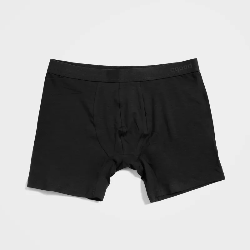 Black TENCEL™ Lyocell Boxer Brief Underwear, 100% Circular, X-Small