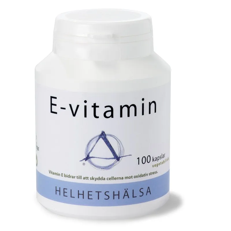 E-vitamin, 100 kapslar - Helhetshälsa