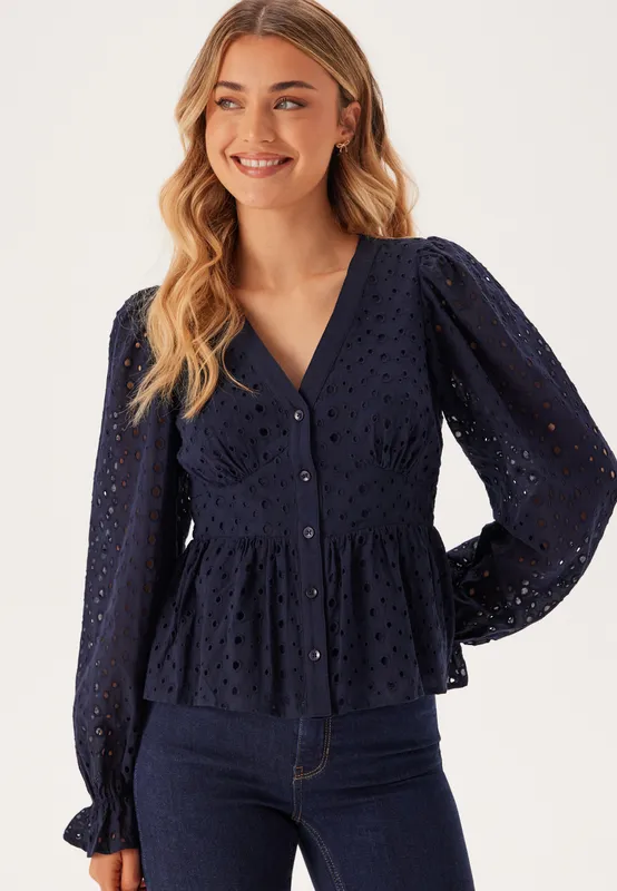 Broderie Anglaise Blouse (#3483)