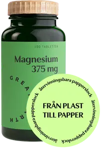Great Earth Magnesium 375 mg 100 tabletter