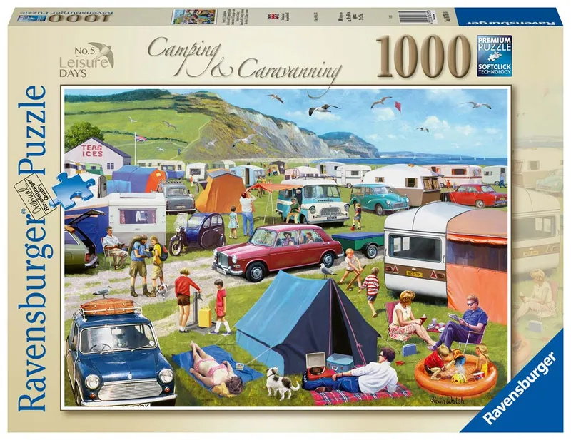 Ravensburger Pussel – Camping & Husvagn 1000 bitar