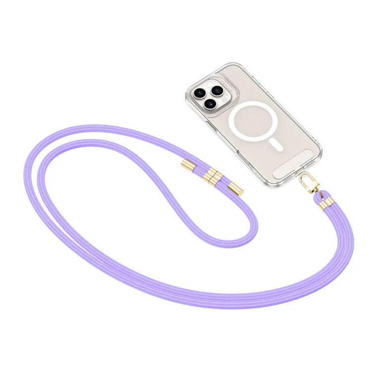 Tech-Protect C7S justerbar telefonrem - lila/guld