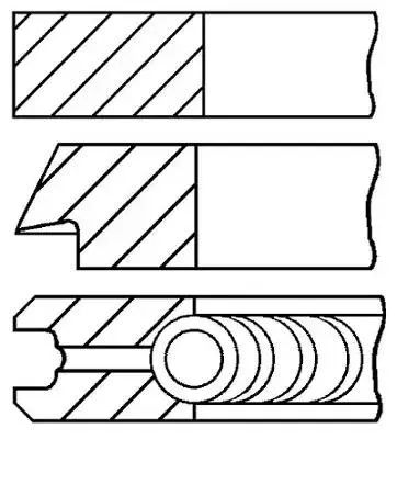 Kolvringsats GOETZE ENGINE 08-124000-00