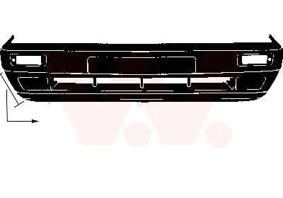 Stötfångare VAN WEZEL 5813572