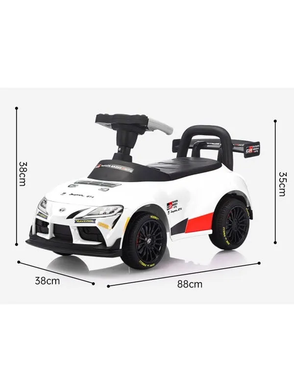 Toyota Supra GT4 gåbil med musik