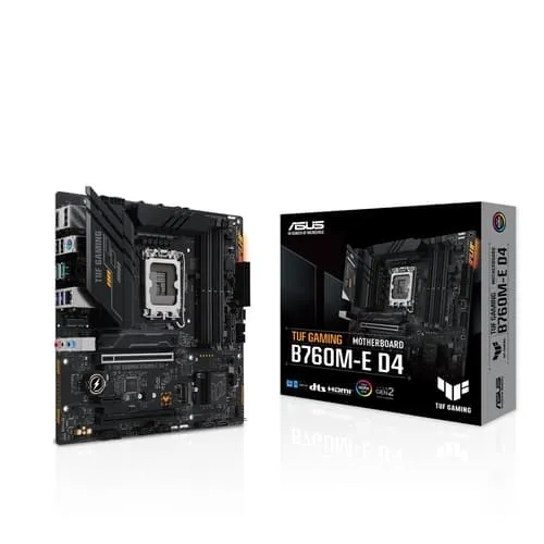 Asus Tuf Gaming B760m-e D4 Lga 1700 Micro-atx Moderkort