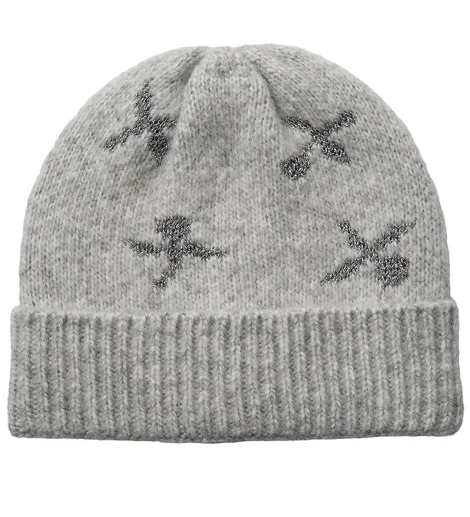 Sofie Schnoor Mössa - Stickad - Ull - Grey