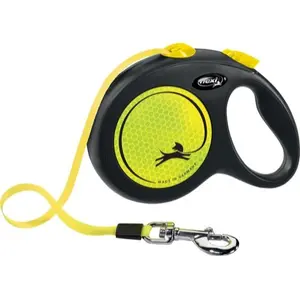 Flexi New Neon yellow leash L 5M 50KG