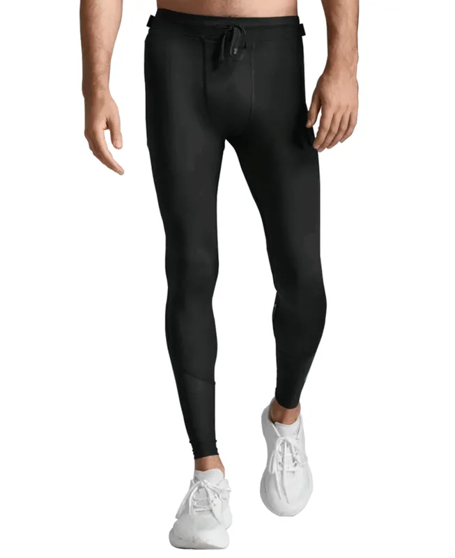 2XU Aero Mesh Compression Tights (herr) - Black/Silver Reflective, S