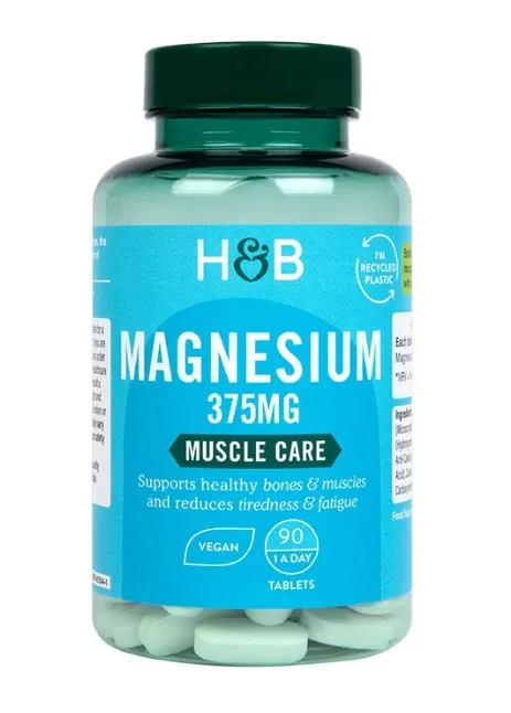 Holland & Barrett – Magnesium, 375 mg, 90 tabletter