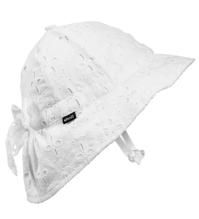 Elodie Details Sommarhatt – Broderi Anglaise – Vit