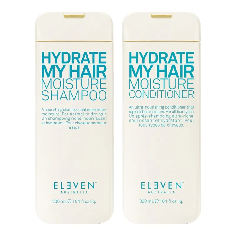 Eleven Australia Hydration Essentials Haircare Set Shampoo 300 ml & Conditioner 300 ml - 600 ml