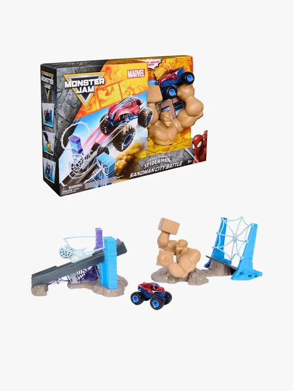 Monster Jam Bilbana - 1:64 - Marvel Spiderman - Sandman City Sla