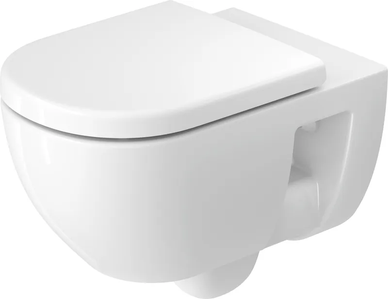 Duravit D-Code WC-skål spolkantslös, vit, utan sits
