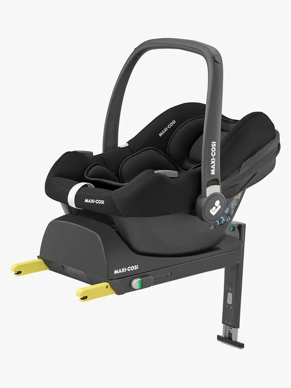 Maxi-Cosi Cabriofix Babyskydd Inkl. Bas Och Scandia Sätesskydd - Essential Black