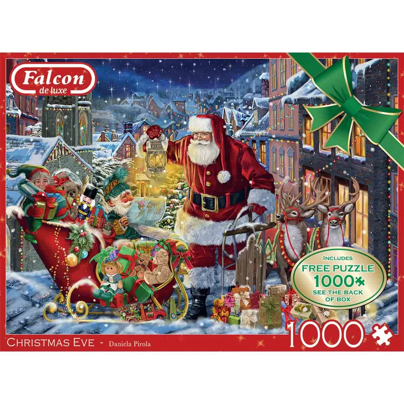 Pussel – Falcon Christmas Eve, 2×1000 bitar