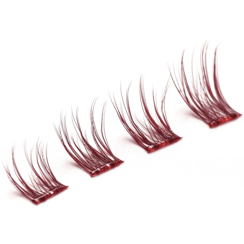 Blik Self-Stick Lash Clusters Burgundy 0.1 - 1 pcs