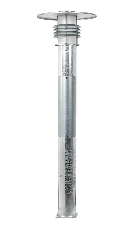 Westal Arnäs II Pollare 10 W, 393 lm, 3000 K, 1250 mm Galv/Silver, blästrad