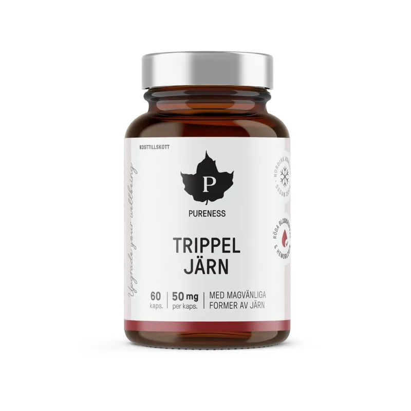 Trippel Järn 60 kapslar - Pureness