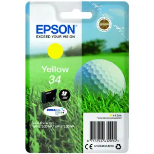 Epson bläckpatron 34 original gul 4.2 ml