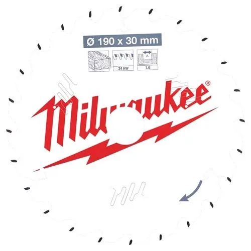 Milwaukee CSB P W Sågklinga 190×1,6×30 mm, 24T