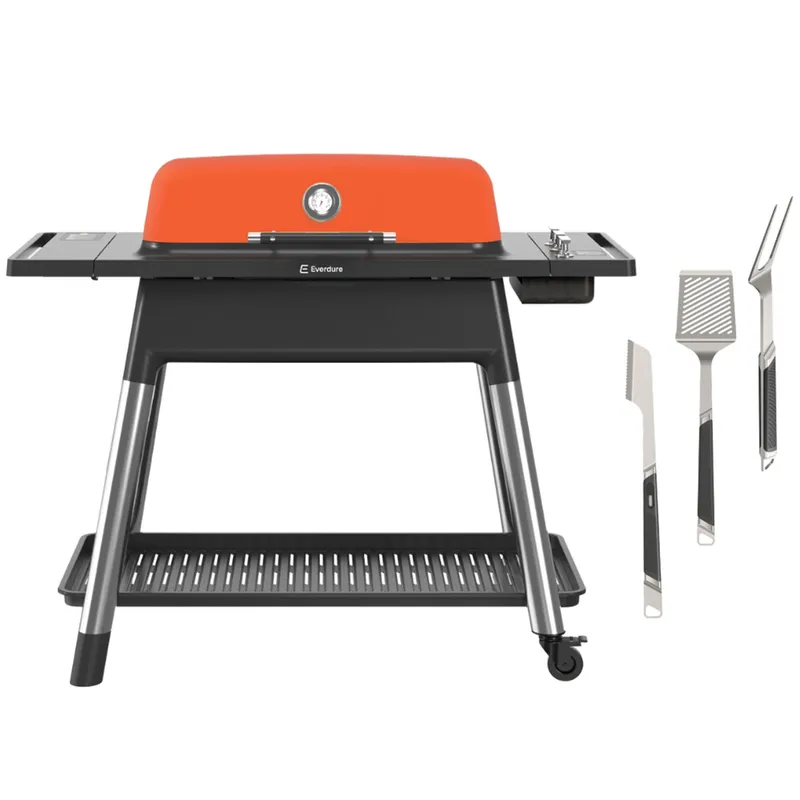 Everdure FURNACE™ Gen III gasolgrill med Premium toolkit , orange
