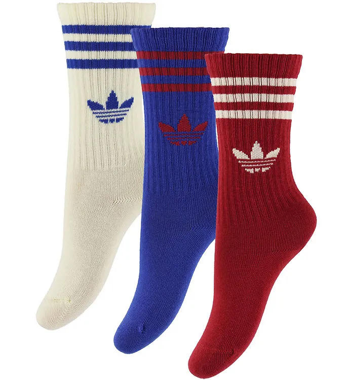 adidas Originals Strumpor – 3-pack – Crew – Team Victory Röd/Bol