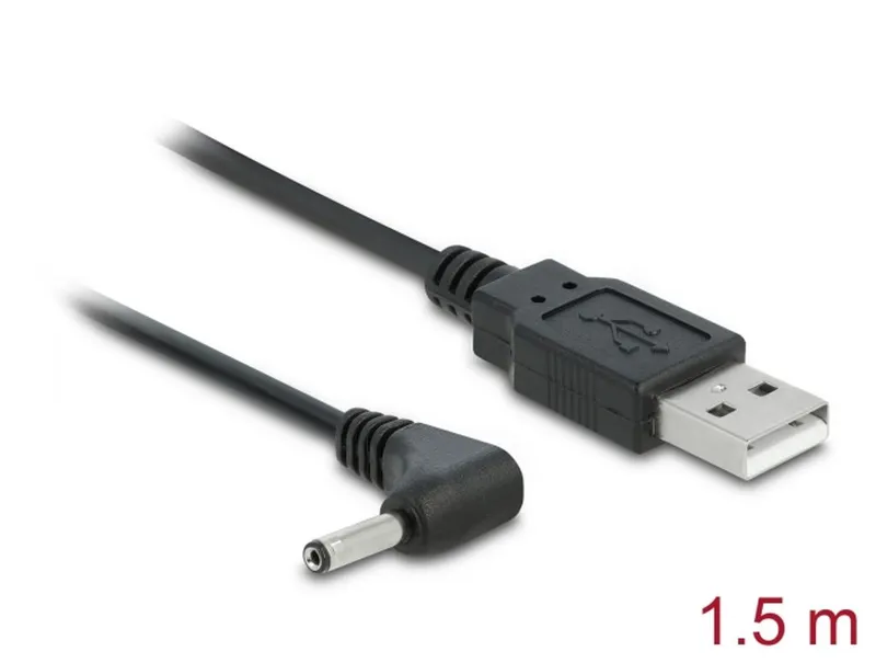 DeLOCK Cable USB Power > DC 3.5 x 1.35 mm Male 90° 1.5 m (83577)