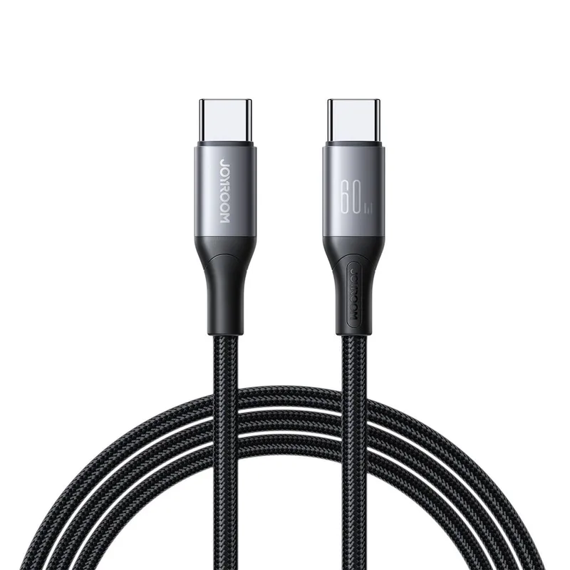 Joyroom Flash Series Snabbladdning USB-C till USB-C Kabel 60W, 2m - Svart