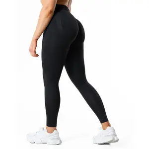 Hybrid Seamless Tights - Jet Black