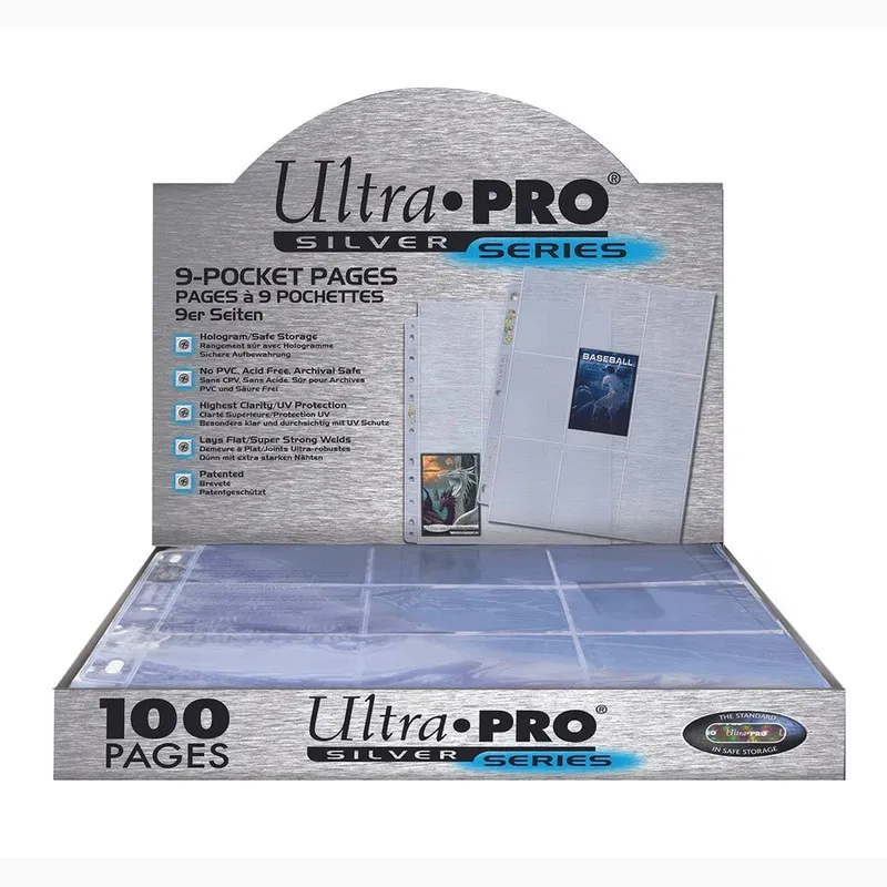 Plastficka 9-P Ultra Pro 100-pack Silver Series - Ultra Pro - Leksaksaffären
