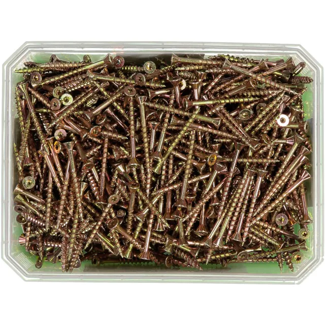 ESSVE 552446 Spånskiveskruv Ø4,2 mm, TX15, gulkrom 45 mm, 700-pack