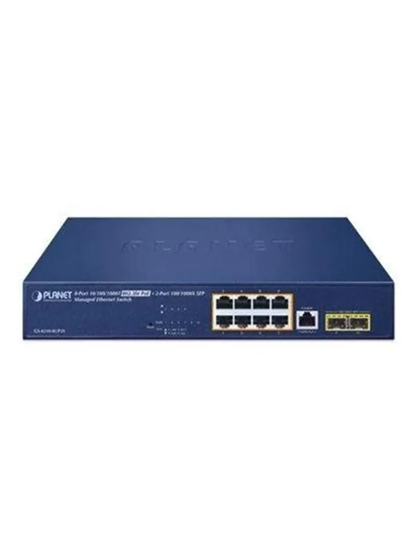 PLANET GS-4210-8UP2S - switch - 10 ports - Managed - rack-mountable