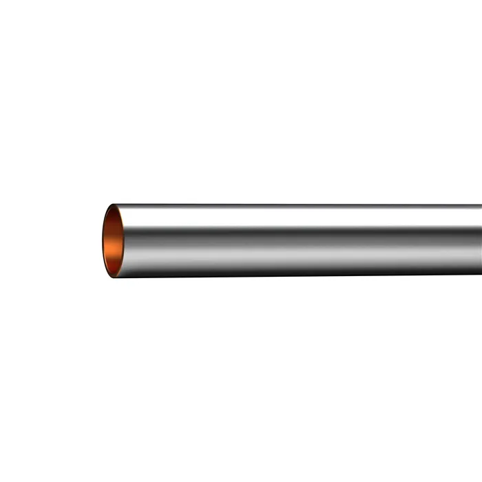Trio Perfekta 8564148 Kopparrör förkromade, glödgade, 10 x 0,8 mm 2 m
